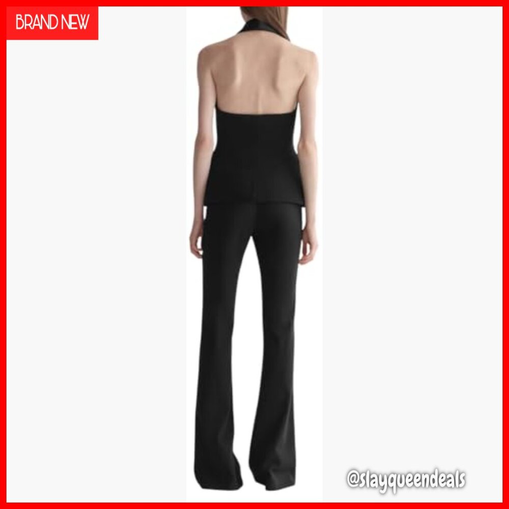 Wool Gabardine Halter Vest Size 14 Evening Wear Suiting - Picture 5 of 5